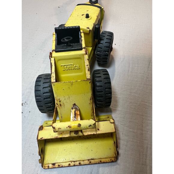 Vintage Tonks & Nylint Work Trucks Garbage,Steel Skid,Front-End Loader,Bulldozer - Picture 9 of 16